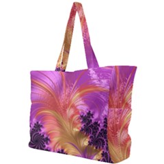 Fractal Puffy Feather Art Artwork Simple Shoulder Bag