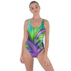 Fractal Art Artwork Feather Swirl Bring Sexy Back Swimsuit by Pakrebo