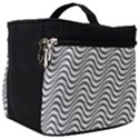 Wave Wave Lines Diagonal Seamless Make Up Travel Bag (Big) View1