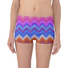 Pattern Chevron Zigzag Background Boyleg Bikini Bottoms by Pakrebo