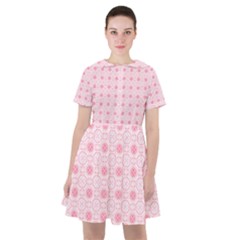 Traditional Patterns Pink Octagon Sailor Dress