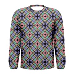 Pattern Wallpaper Background Men s Long Sleeve Tee