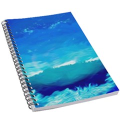 Blue Sky Artwork Drawing Painting 5 5  X 8 5  Notebook by Pakrebo