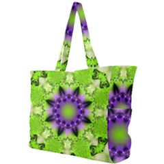 Pattern Abstract Background Art Green Simple Shoulder Bag