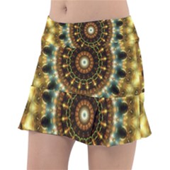 Pattern Abstract Background Art Tennis Skirt