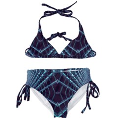 Sci Fi Texture Futuristic Design Kids  Classic Bikini Set by Pakrebo