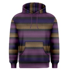 Stripes Pink Yellow Purple Grey Men s Pullover Hoodie by BrightVibesDesign