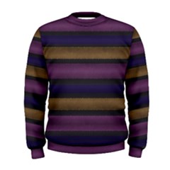 Stripes Pink Yellow Purple Grey Men s Sweatshirt by BrightVibesDesign