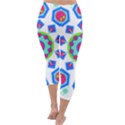 Mandala Geometric Design Pattern Capri Winter Leggings  View4