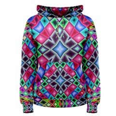 Kaleidoscope Pattern Sacred Geometry Women s Pullover Hoodie by Pakrebo