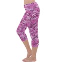 Pink Camouflage Army Military Girl Capri Yoga Leggings View2