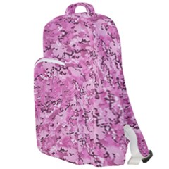 Pink Camouflage Army Military Girl Double Compartment Backpack by snek