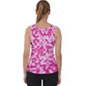 Standard Pink Camouflage Army Military Girl funny pattern Velvet Tank Top View2