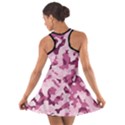 Standard Violet Pink Camouflage Army Military Girl Cotton Racerback Dress View2