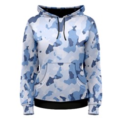 Standard Light Blue Camouflage Army Military Women s Pullover Hoodie by snek