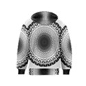 Mandala Calming Coloring Page Kids  Pullover Hoodie View2