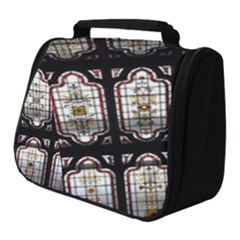 Stained Glass Window Repeat Full Print Travel Pouch (small) by Pakrebo