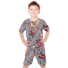 Fractal Artwork Design Pattern Kid s Set by Pakrebo