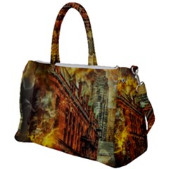 Flat Iron Building Architecture Duffel Travel Bag by Pakrebo