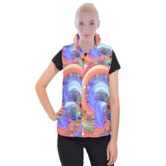 Swirl Vortex Emoji Cyclone Motion Women s Button Up Vest by Pakrebo