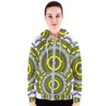 Mandala Pattern Round Ethnic Women s Zipper Hoodie