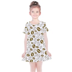 Coffee Beans Vector Kids  Simple Cotton Dress