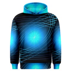 Blue Elliptical Men s Overhead Hoodie