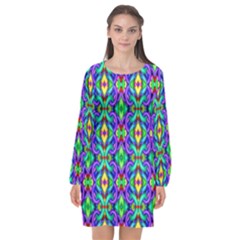 New Stuff 2-6 Long Sleeve Chiffon Shift Dress  by ArtworkByPatrick