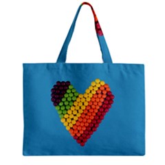 What A Sweet Heart Zipper Mini Tote Bag by WensdaiAmbrose