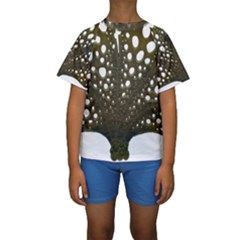 Leaf Tree Kids  Short Sleeve Swimwear by Mariart