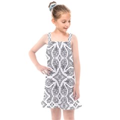 Mandala Line Art Kids  Overall Dress