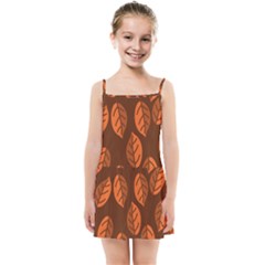 Pattern Leaf Plant Kids  Summer Sun Dress by Mariart