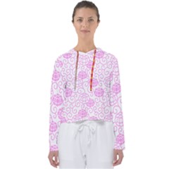 Peony Spring Flowers Women s Slouchy Sweat