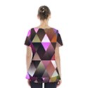 Abstract Geometric Triangles Shapes Skirt Hem Sports Top View2