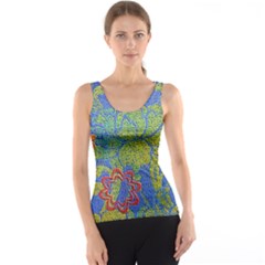 Paint Concrete Old Rough Textured Tank Top by Pakrebo