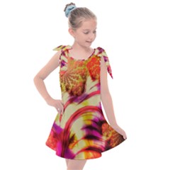 Fractal Mandelbrot Art Wallpaper Kids  Tie Up Tunic Dress