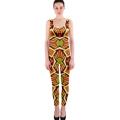 Geometry Shape Retro Trendy Symbol One Piece Catsuit by Pakrebo