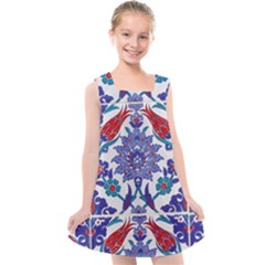 Art Artistic Ceramic Colorful Kids  Cross Back Dress