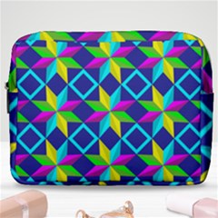 Pattern Star Abstract Background Make Up Pouch (large)