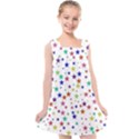 Star Random Background Scattered Kids  Cross Back Dress View1