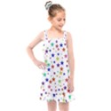 Star Random Background Scattered Kids  Overall Dress View1