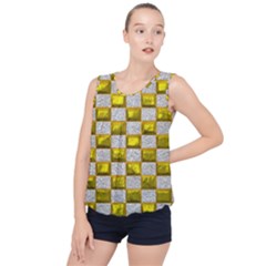 Pattern Desktop Square Wallpaper Bubble Hem Chiffon Tank Top