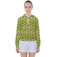 Texture Heather Nature Women s Tie Up Sweat by Pakrebo