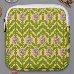 Texture Heather Nature Mini Square Pouch by Pakrebo