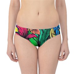 Hibiscus Flower Plant Tropical Hipster Bikini Bottoms by Pakrebo