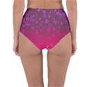 Purple Pink Hearts  Reversible High-Waist Bikini Bottoms View4