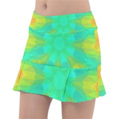 Kaleidoscope Background Tennis Skirt