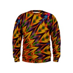 Background Abstract Texture Chevron Kids  Sweatshirt