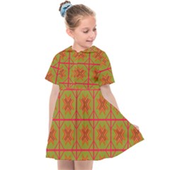 Western Pattern Backdrop Kids  Sailor Dress by Mariart