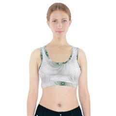 Spirograph Pattern Sports Bra With Pocket by Mariart